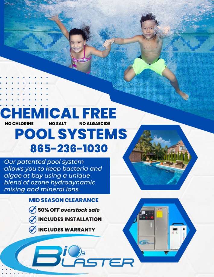 Chemical Free Swimming Pool Ozone System